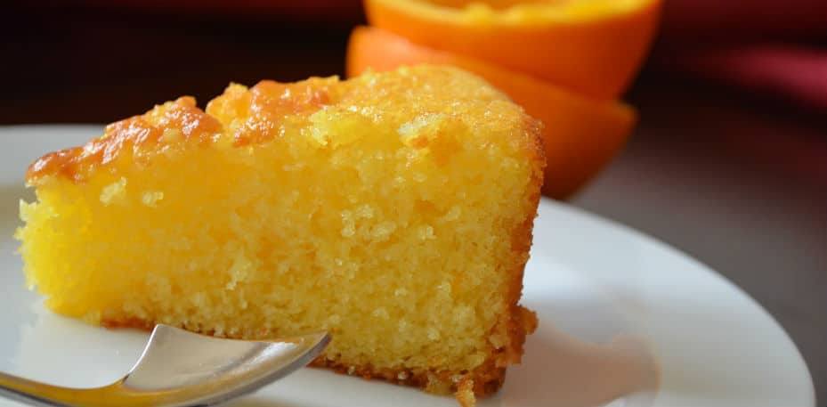 Bolo de laranja (sem leite, ovos, soja, milho)