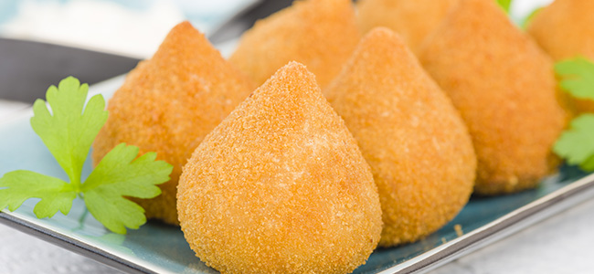 Receita de Coxinha de frango